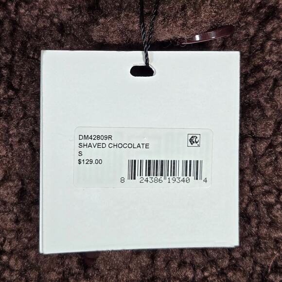 Steve Madden Shirt Jacket Women's Small Shaved Chocolate Brown Cozy W/ Pockets - Picture 5 of 7